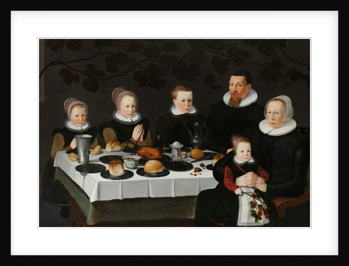 Properous Calvanist Family, 1627 by Dutch School