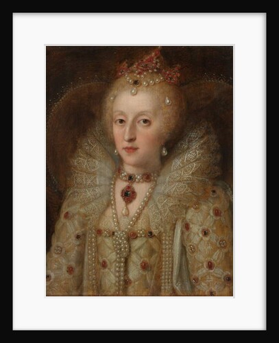 Portrait of Elizabeth I, Queen of England, 1550-99 by Anonymous Anonymous