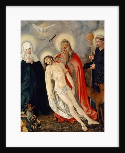 The Holy Trinity between the Lady of Sorrows and Saint Giles, c.1513-16 by Hans Baldung Grien