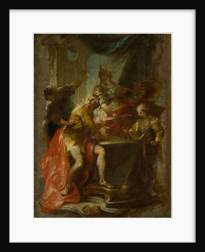 The Murder of Saint Edward, King and Martyr, c.1750 by Johann Wolfgang Baumgartner