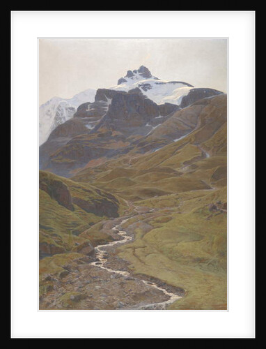 View of the Wilde Frau from the Bundalp, 1894 by Auguste Baud-Bovy