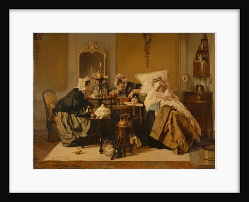The Sick Woman, 1866 by Alexander Hugo Bakker-Korff