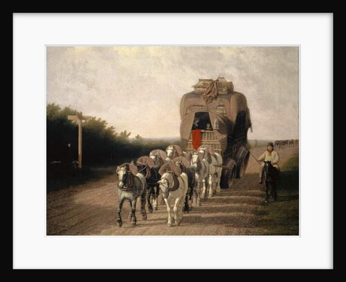 The Ludlow Carrier-Coach, 1801 by Jacques-Laurent Agasse