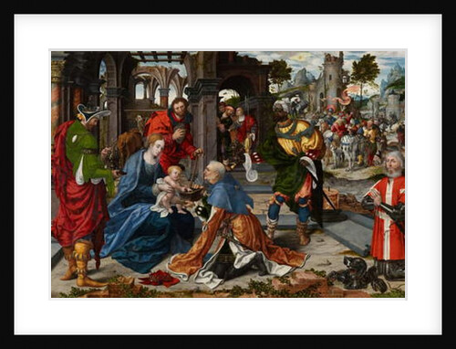 The Adoration of the Magi with the Donor Philippe de Villiers de l’Isle-Adam, c.1530 by Noel Bellemare