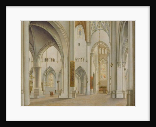 The Interior of Saint Bavo, Haarlem, 1628 by Pieter Jansz Saenredam