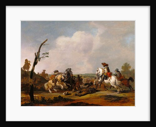 Battle Scene, c.1651-52 by Johannes Lingelbach