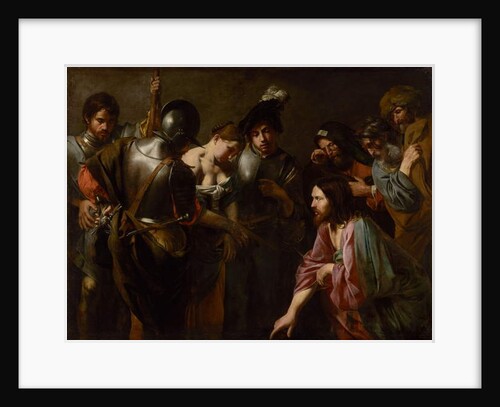 Christ and the Adulteress, c.1620 by Valentin de Boulogne