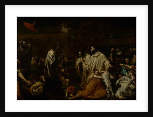 Blessed Bernard Tolomei Interceding for the Cessation of the Plague in Siena, c.1735 by Giuseppe Maria Crespi