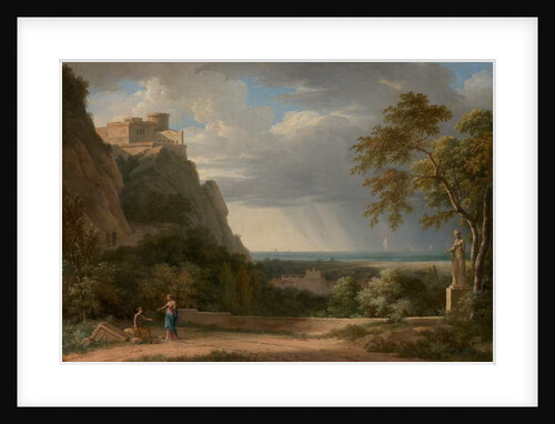 Classical Landscape with Figures and Sculpture, 1788 by Pierre Henri de Valenciennes