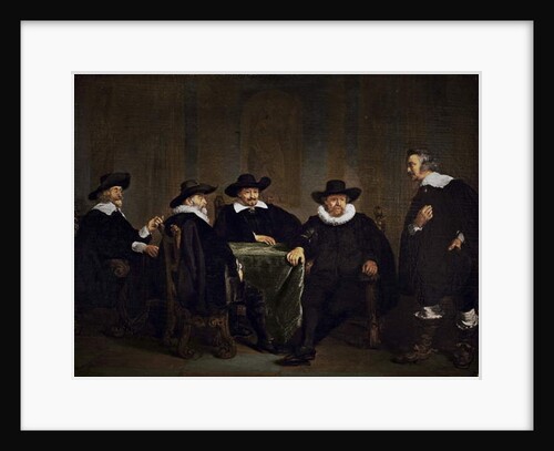 The Four Burgomasters of Amsterdam Learning of the Arrival of Maria de’ Medici on 1 September 1638 by Thomas de Keyser
