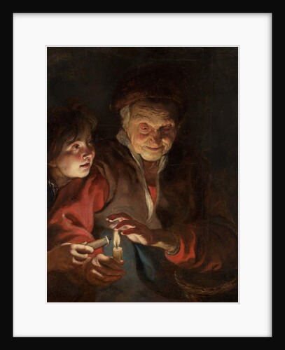 Old Woman and Boy with Candles, c.1616-1617 by Peter Paul Rubens