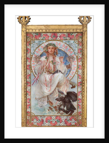 Portrait of Josephine Crane-Bradley as Slavia, 1908 by Alphonse Marie Mucha