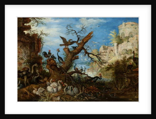 Landscape with Birds, 1622 by Roelandt Jacobsz. Savery