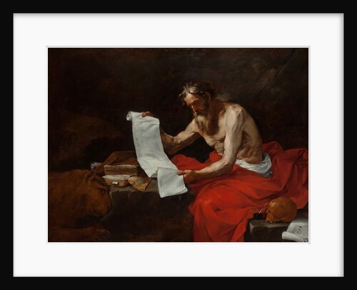 Saint Jerome, 1646 by Jusepe de (1591-1652) Ribera