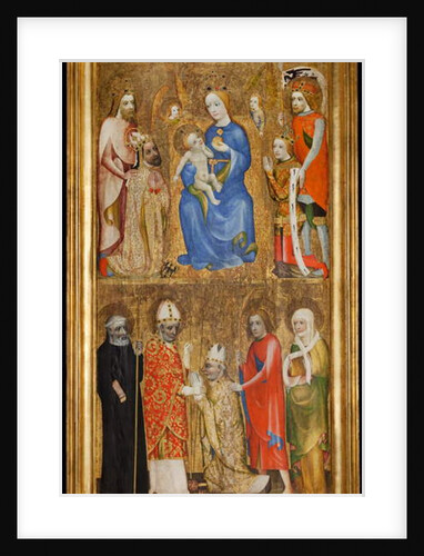 Votive Panel of Archbishop Jan Očko from Vlašim, before 1371 by Anonymous Anonymous