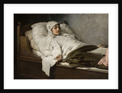 The Seeress of Prevorst in High Sleep, 1892 by Gabriel Max