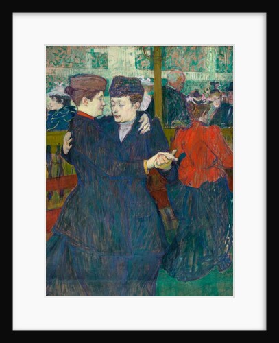 At the Moulin Rouge Two Women Walzing, 1892 by Henri de Toulouse-Lautrec