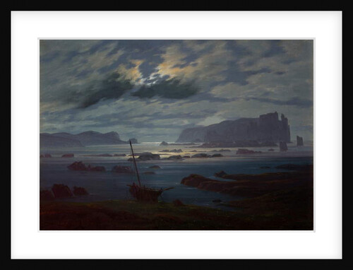 The Northern Sea in Moonlight, 1823-24 by Caspar David Friedrich