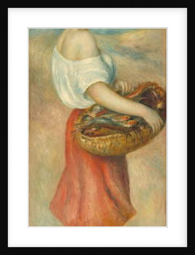 Girl with a Basket of Fish, c.1889 by Pierre Auguste Renoir