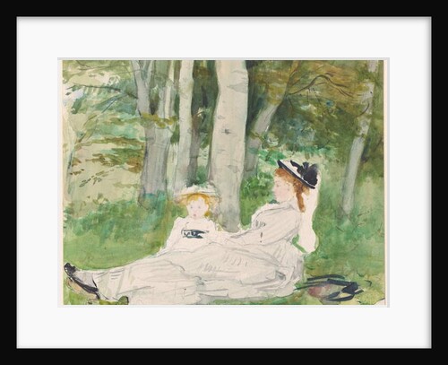 At the Edge of the Forest, c.1872 by Berthe Morisot