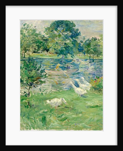 Girl in a Boat with Geese, 1889 by Berthe Morisot