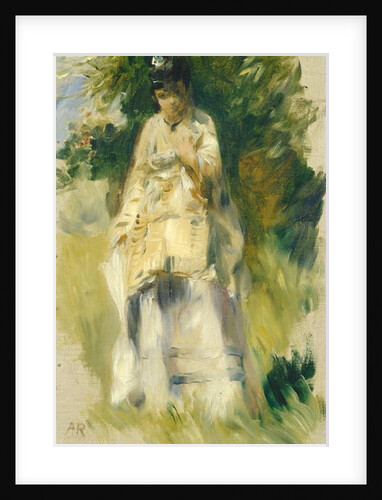 Woman Standing by a Tree, 1866 by Pierre Auguste Renoir