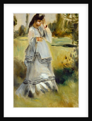 Woman in a Park, 1866 by Pierre Auguste Renoir