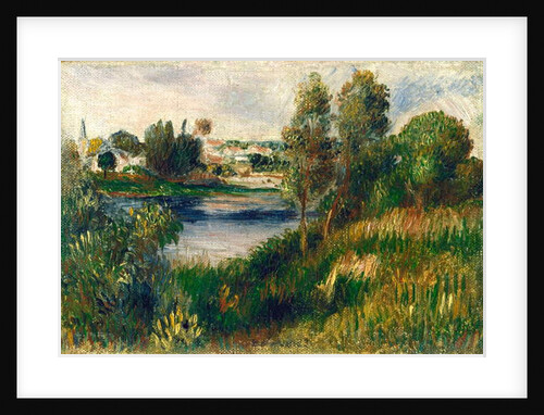 Landscape at Vétheuil, c.1890 by Pierre Auguste Renoir