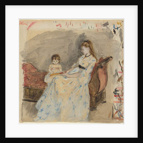 The Artist's Sister, Edma, with Her Daughter, Jeanne, 1872 by Berthe Morisot