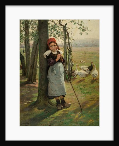 Goose Girl, c.1880 by Vaclav (1851-1901) Brozik
