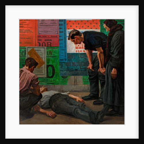 Accident on the Building Site, 1909 by Karel Myslbek