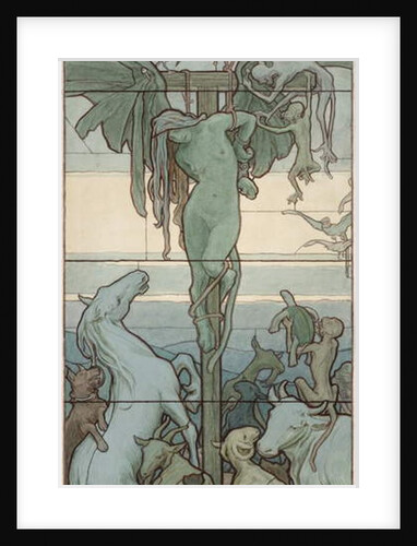 Homo homini lupus, 1901 by Max Pirner