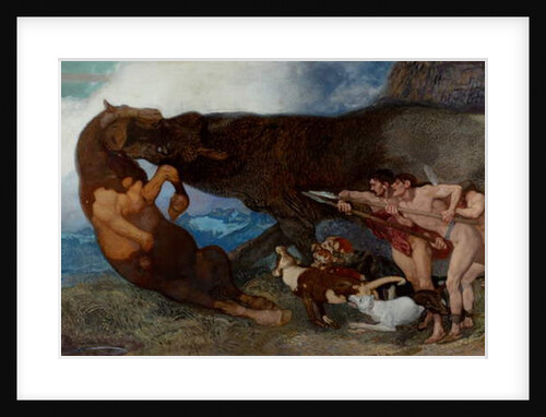 Fighting with a Monster, 1903 by Rudolf Jettmar