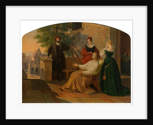 The Final Moments of Lucas van Leyden, 1843 by Josef Mánes