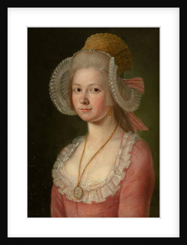 Portrait of a Lady with a Bonnet, 1785 by Jan Jahn