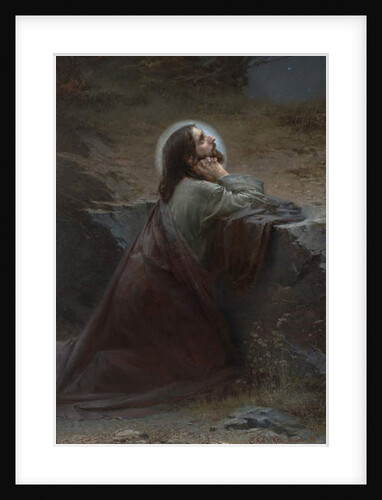 Christ on the Mount of Olives, 1886 by Emanuel Kresenc Liska