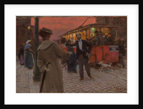 Roman Tramway, 1905 by Benes Knupfer