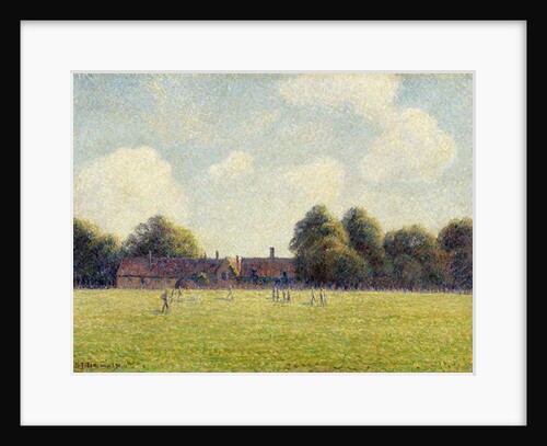 Hampton Court Green, 1891 by Camille Pissarro
