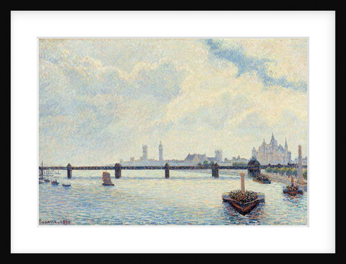 Charing Cross Bridge, London, 1890 by Camille Pissarro