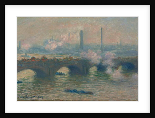 Waterloo Bridge, Gray Day, 1903 by Claude Monet