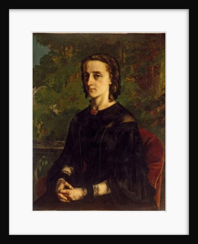Portrait of Mme de Brayer or the Polish Exile, 1858 by Gustave Courbet by Gustave Courbet