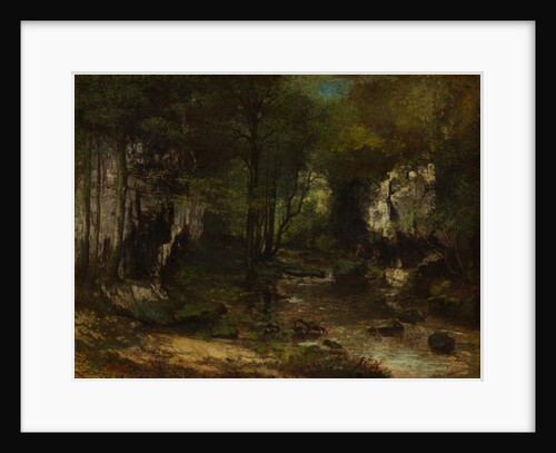 The Stream, 1855 by Gustave Courbet