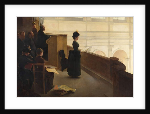 The Organ Rehearsal, 1885 by Henri Lerolle