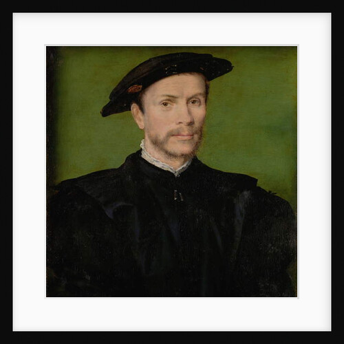 Portrait of a Bearded Man in Black, c.1540 by Corneille de Lyon (attr. to)