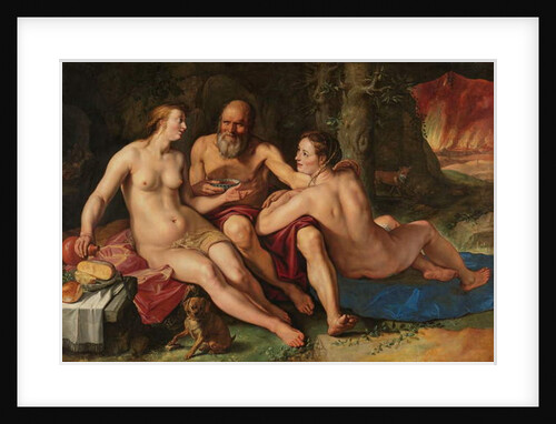 Lot and his Daughters, 1616 by Hendrik Goltzius