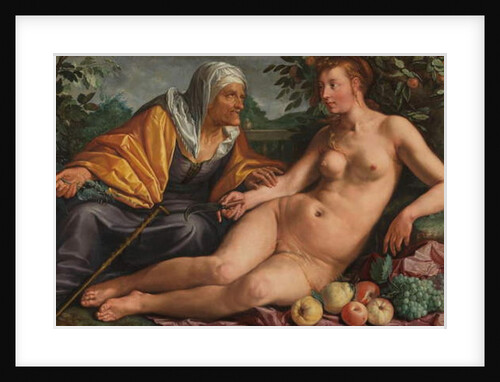Vertumnus and Pomona, 1613 by Hendrik Goltzius