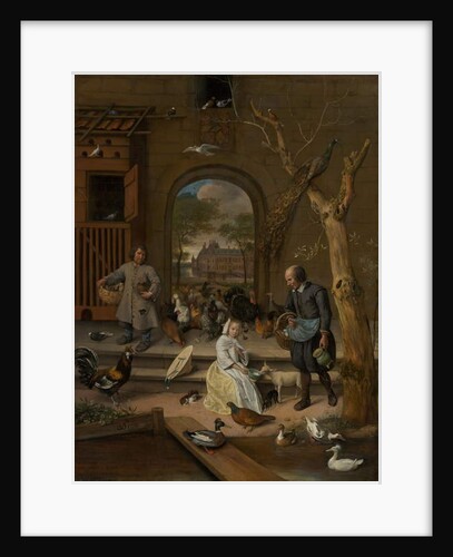 Portrait of Jacoba Maria van Wassenaer, known as 'The Poultry Yard', 1660 by Jan Havicksz. Steen