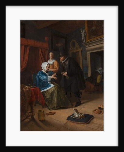 The Sick Girl, c.1660 by Jan Havicksz. Steen