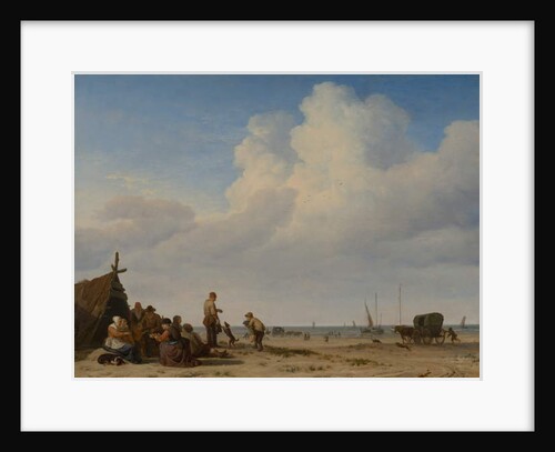 Beach View, 1663-65 by Adriaen van de Velde