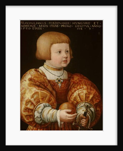 Portrait of Maximilian of Austria Aged Three, 1630 by Jakob Seisenegger